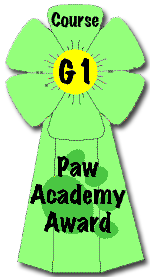 G1 graduates - Paw Academy Awards